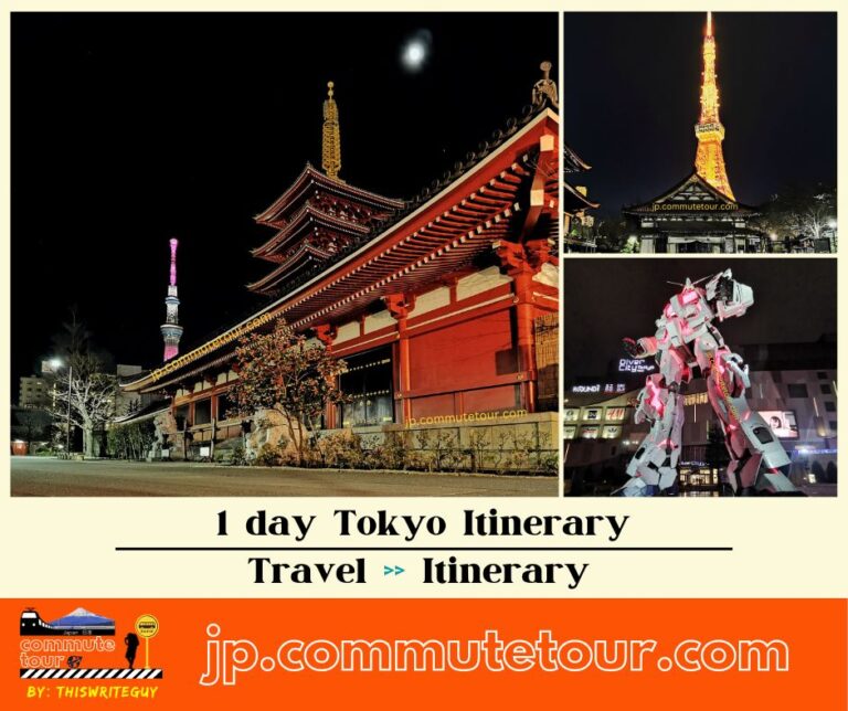 1 day Tokyo Itinerary | Japan