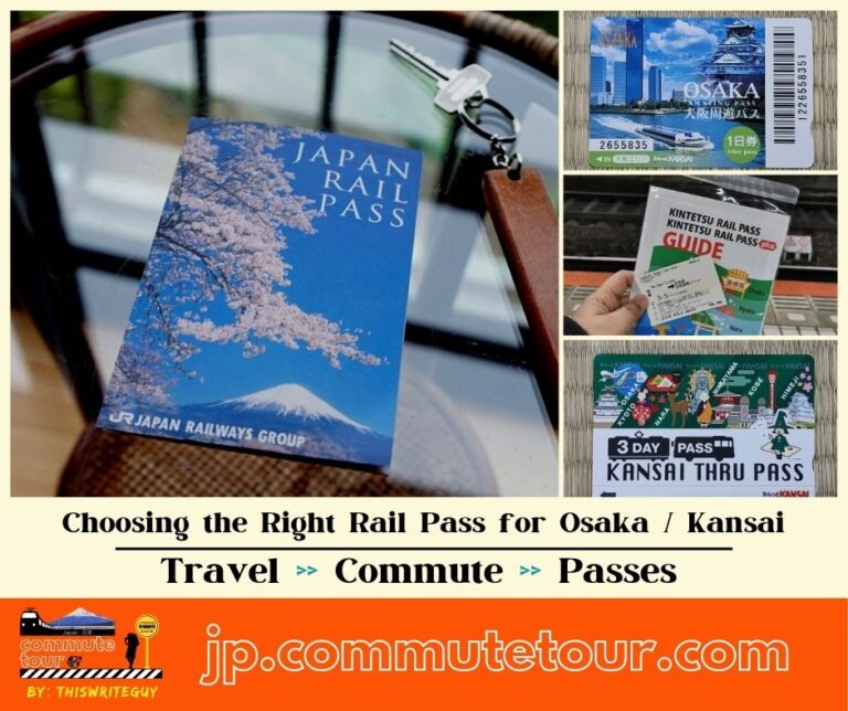 Osaka Travel Pass Comparison: JR Pass vs Osaka Amazing Pass vs Kansai Thru Pass vs IC Card