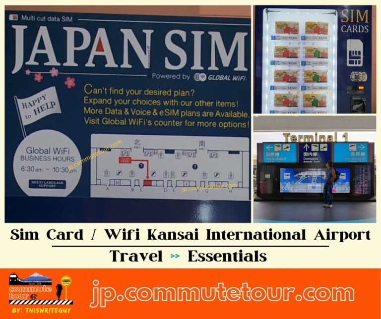 Sim Card and Wifi Kansai International Airport Osaka | Japan