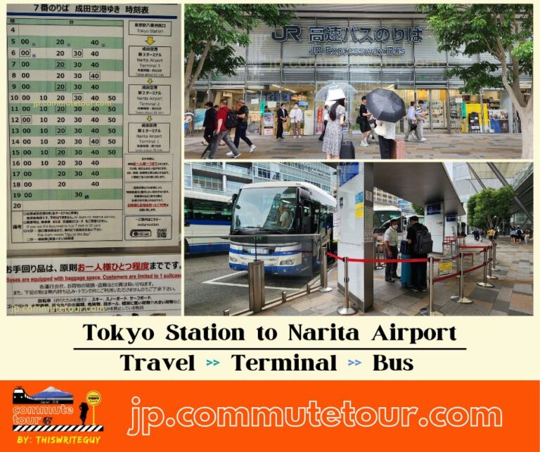 Yaesu Exit Tokyo Station to Narita Airport Bus Schedule and Fare | Terminal 1, 2, 3 | Japan